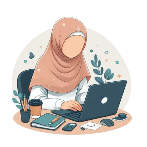 A woman reading the Qur’an